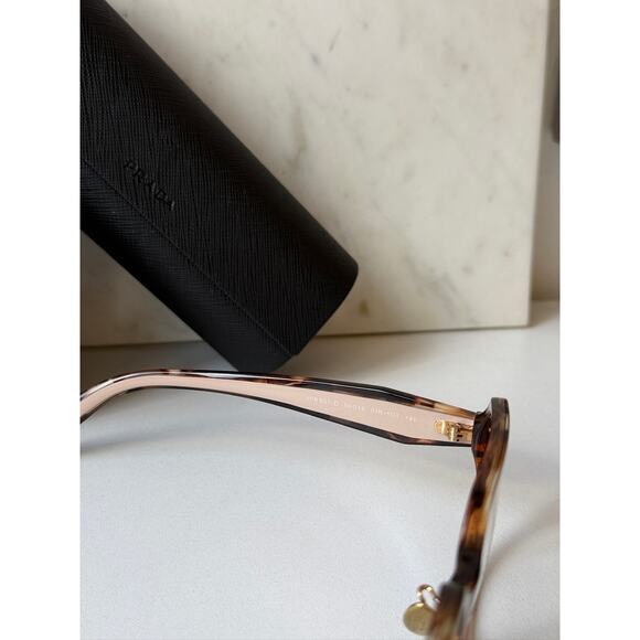 NEW Prada PR B07VD Havana Brown Powder Eyeglasses Frames - Picture 7 of 7